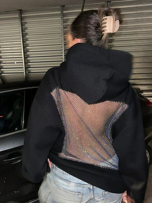 Viral Backless Pullover Hoodie