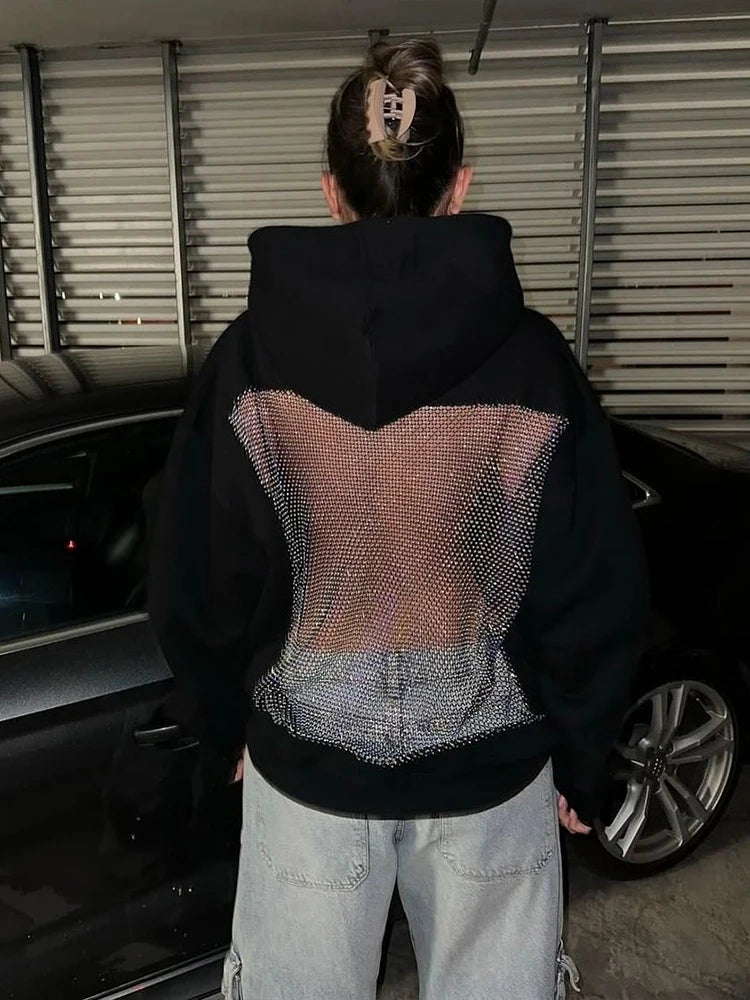 Viral Backless Pullover Hoodie