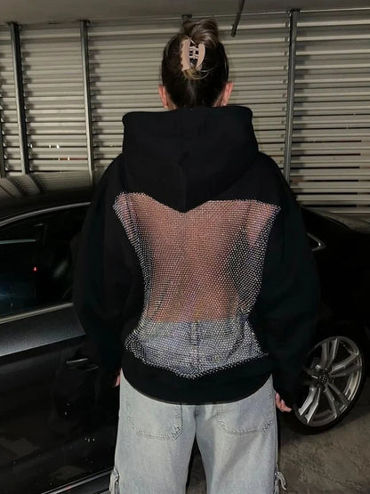 Viral Backless Pullover Hoodie