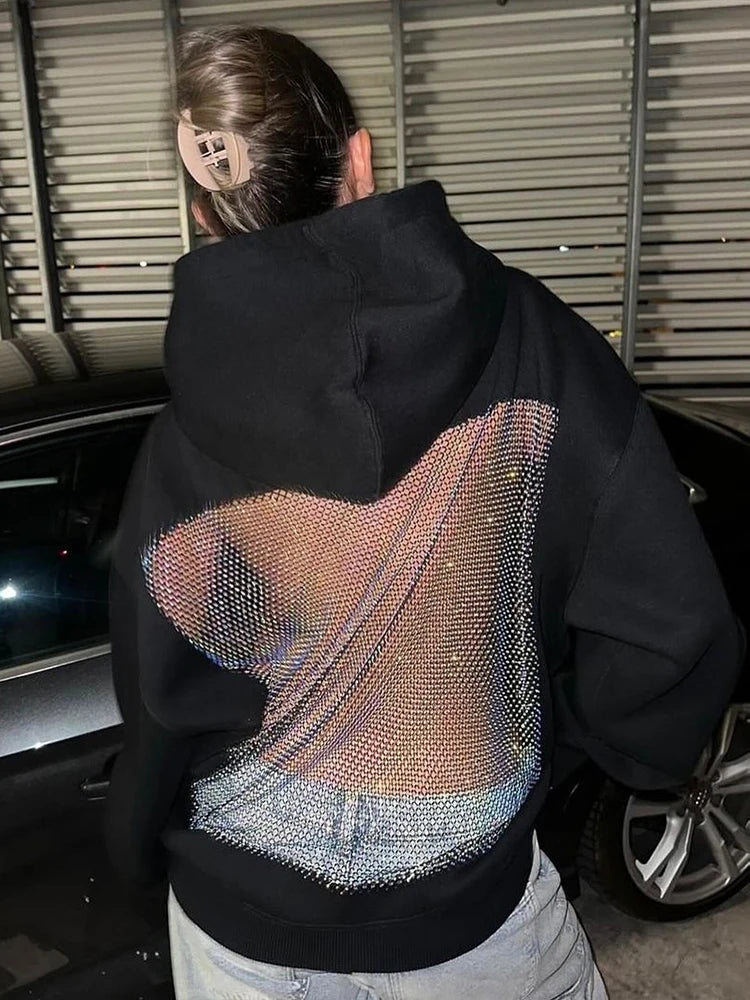 Viral Backless Pullover Hoodie