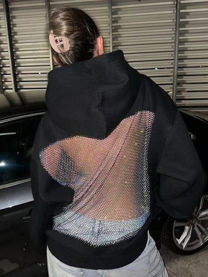 Viral Backless Pullover Hoodie