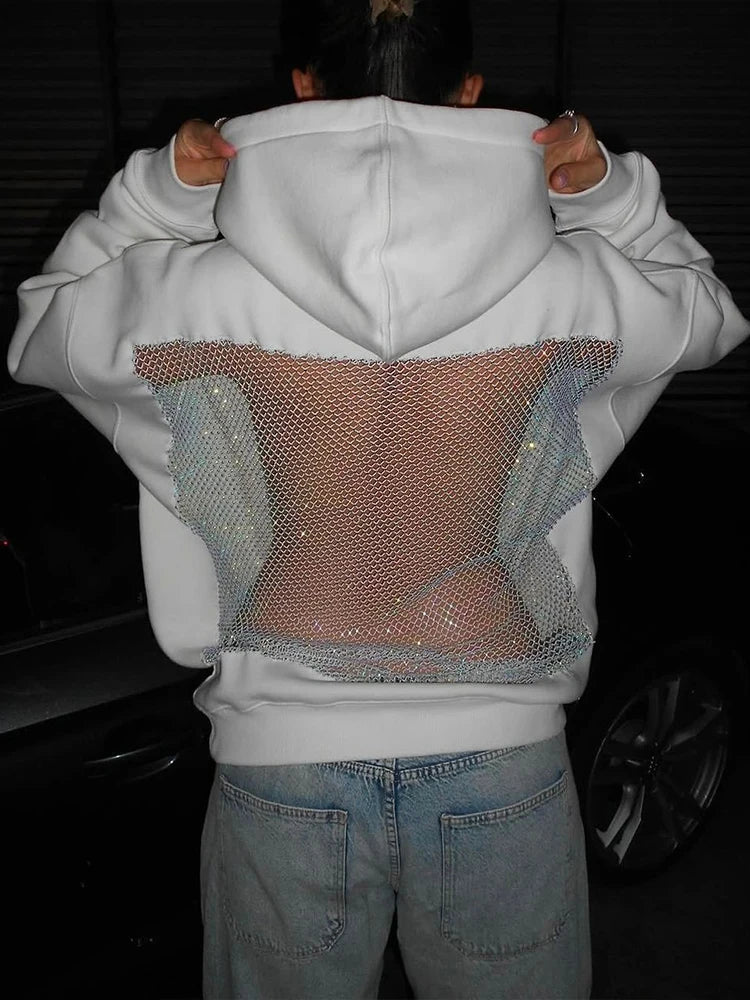 Viral Backless Pullover Hoodie