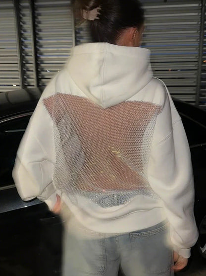 Viral Backless Pullover Hoodie
